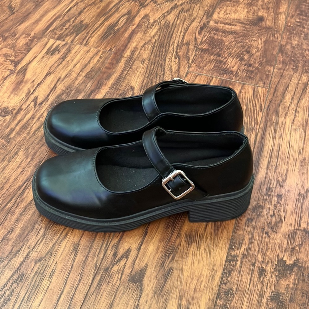 black mary janes shein